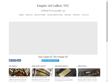 Tablet Screenshot of empiregallery.com